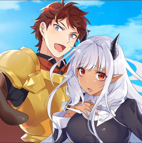 Komik Biryuu Enshoutan ~Jikokouteikan ga Gekitei na Dragon-kyuu Bishoujo Maou o, Yuusha ga Icharabu de Taijisuru Ohanashi~