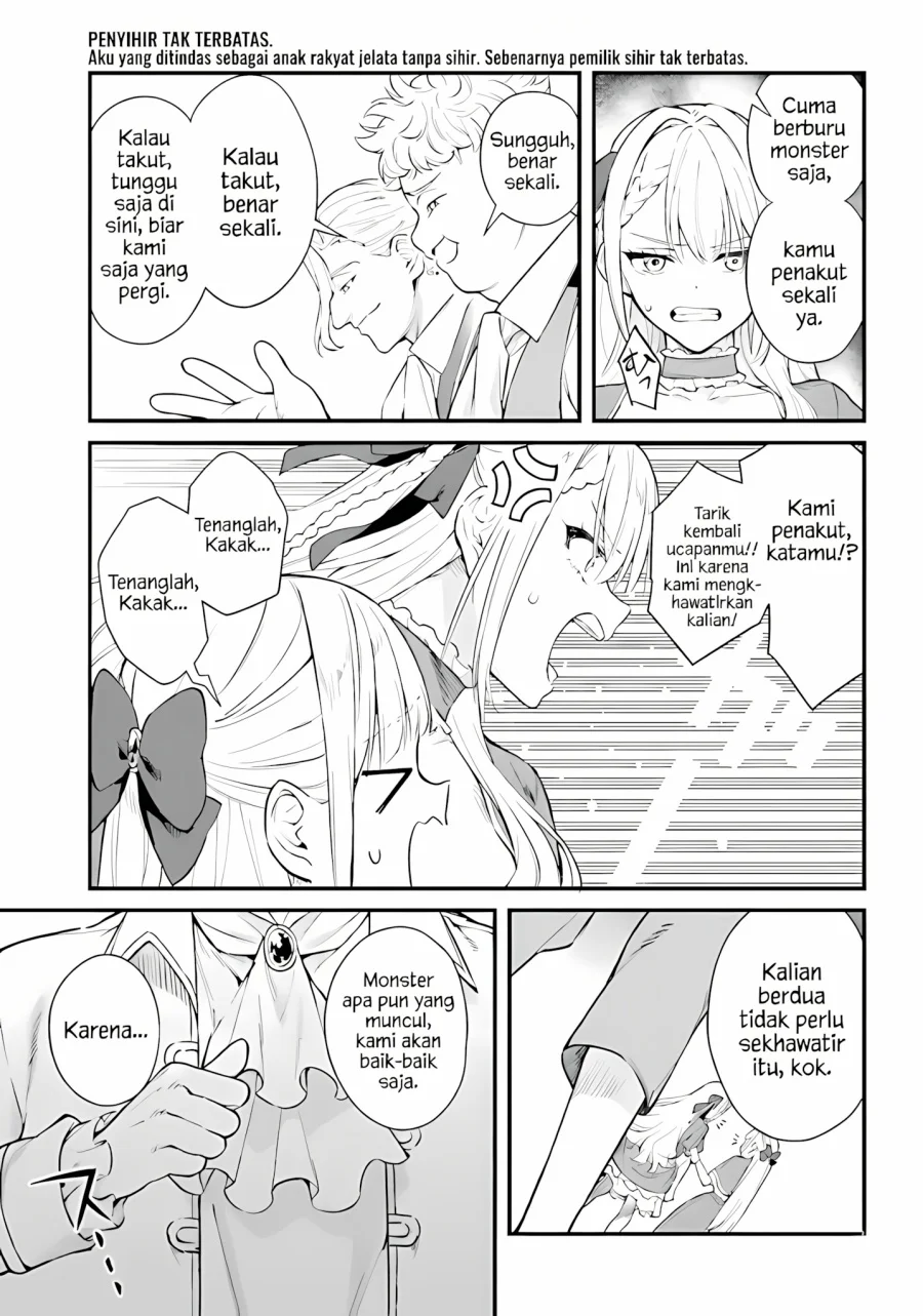 Mugen no Majutsu Shi Maryoku Nashi de Heimin no Ko to Hakugai Sareta Ore. Jitsuha Mugen no Maryoku Mochi Chapter 1 Gambar 26