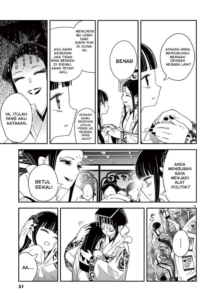 Mushi Mezuru Himegimi no Kekkon Chapter 1 Gambar 53