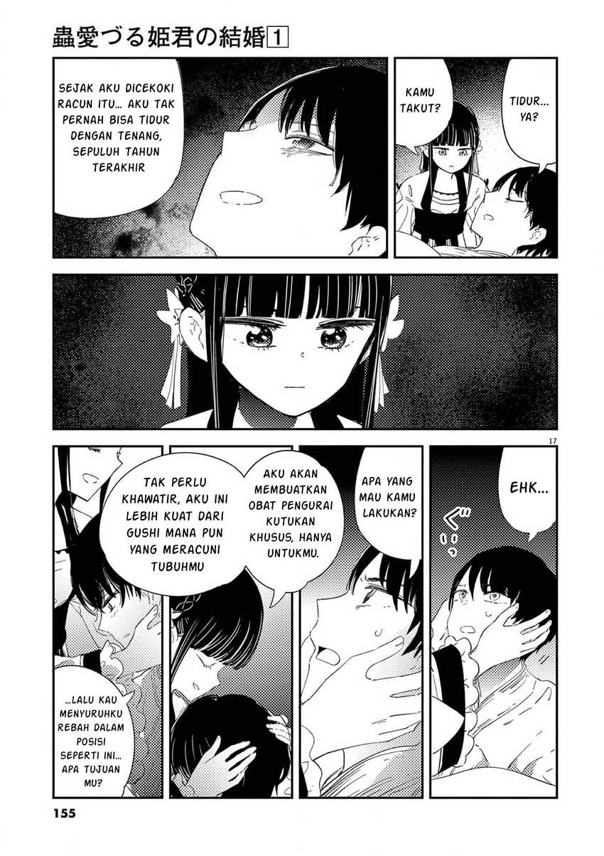 Mushi Mezuru Himegimi no Kekkon Chapter 6 Gambar 18