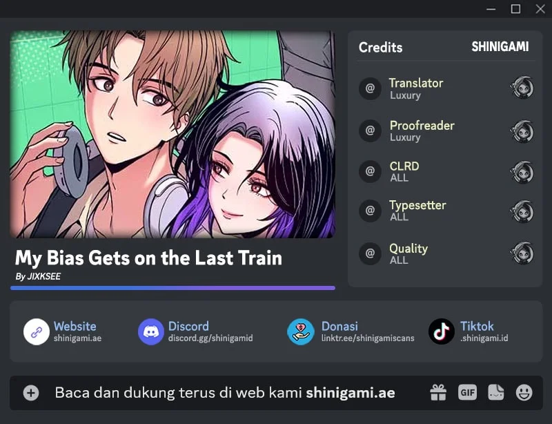 Komik My Bias Gets On The Last Train Chapter 52 gambar nomor 1