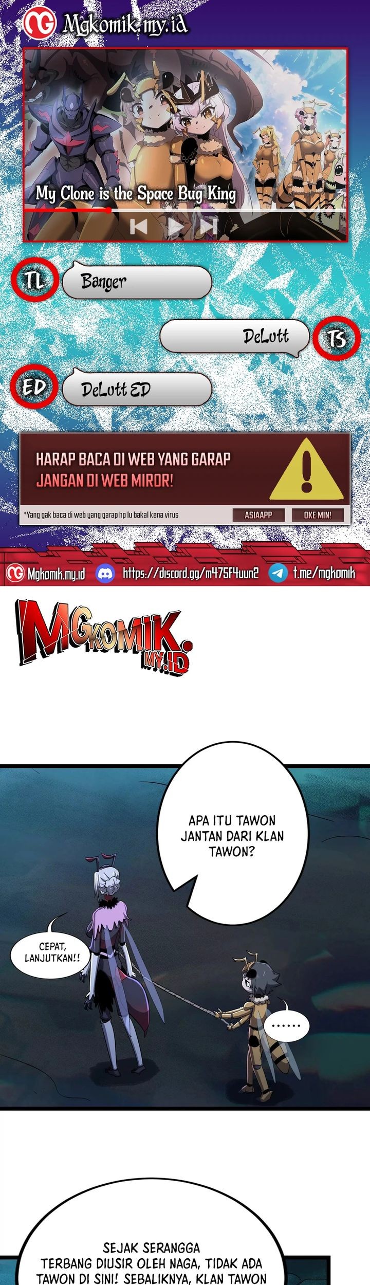 Komik My Clone is the Space Bug King Chapter 7 gambar nomor 1