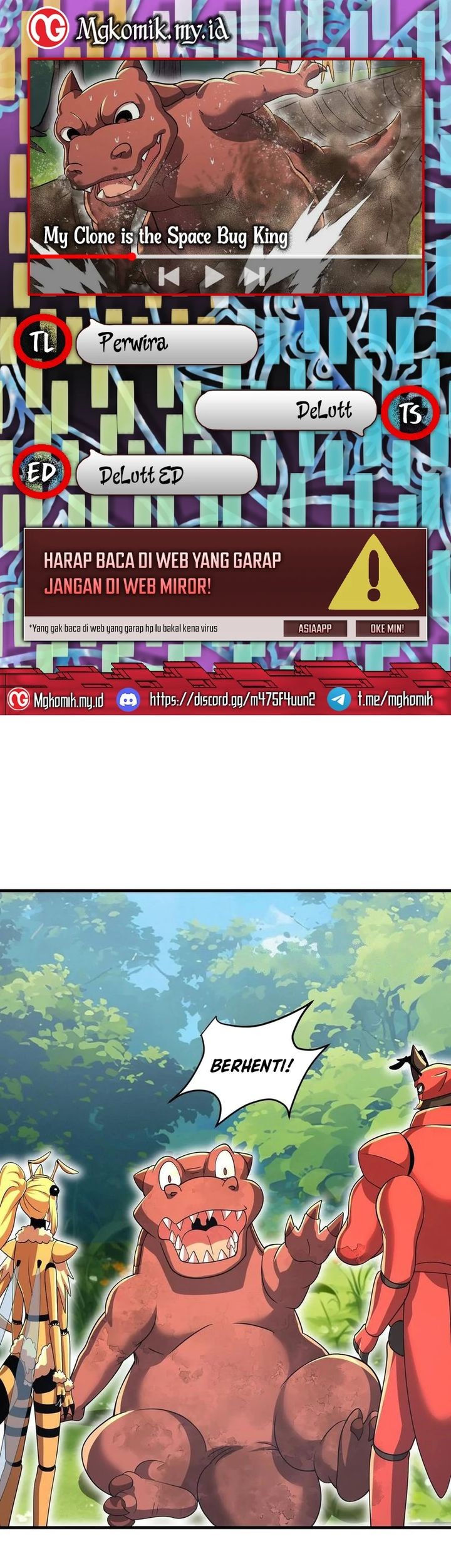 Komik My Clone is the Space Bug King Chapter 30 gambar nomor 1