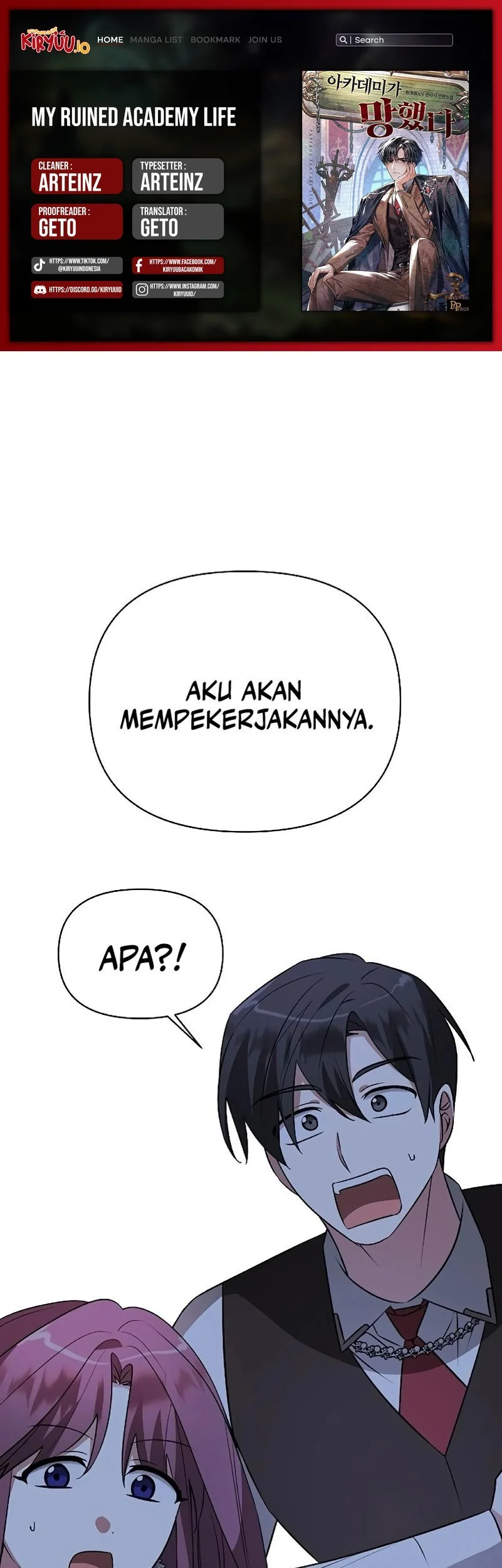 Komik My Ruined Academy Life Chapter 51 gambar nomor 1