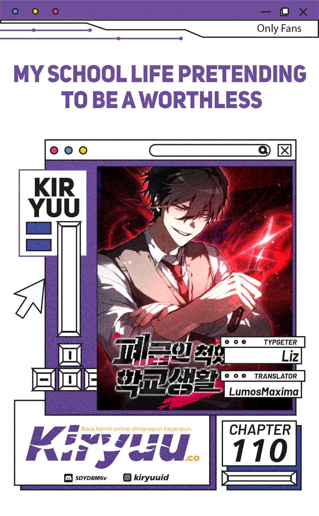 Komik My School Life Pretending to Be a Worthless Person Chapter 110 gambar nomor 1