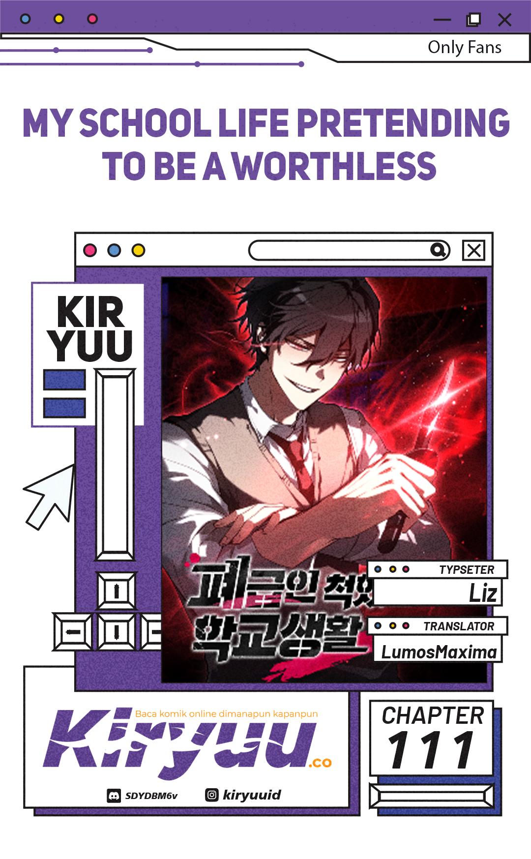 Komik My School Life Pretending to Be a Worthless Person Chapter 111 gambar nomor 1