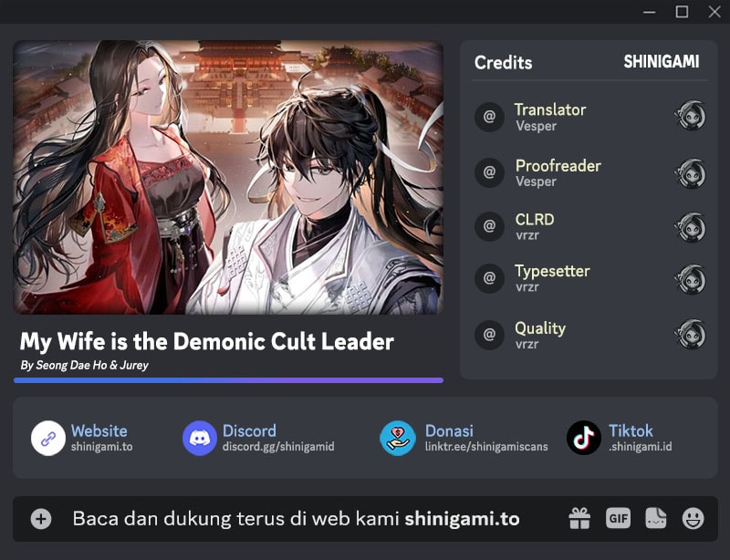 Komik My Wife Is The Demonic Cult Leader Chapter 16 gambar nomor 1