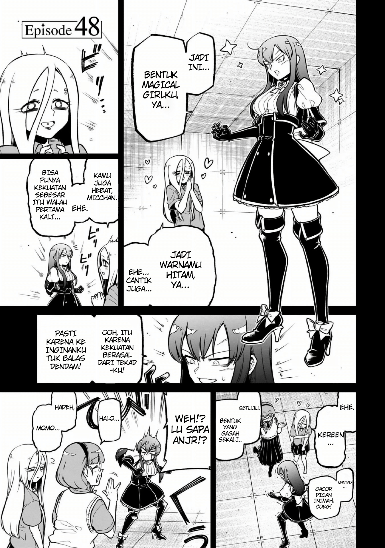Manga Mahou Shoujo ni Akogarete Chapter 48 gambar nomor 2