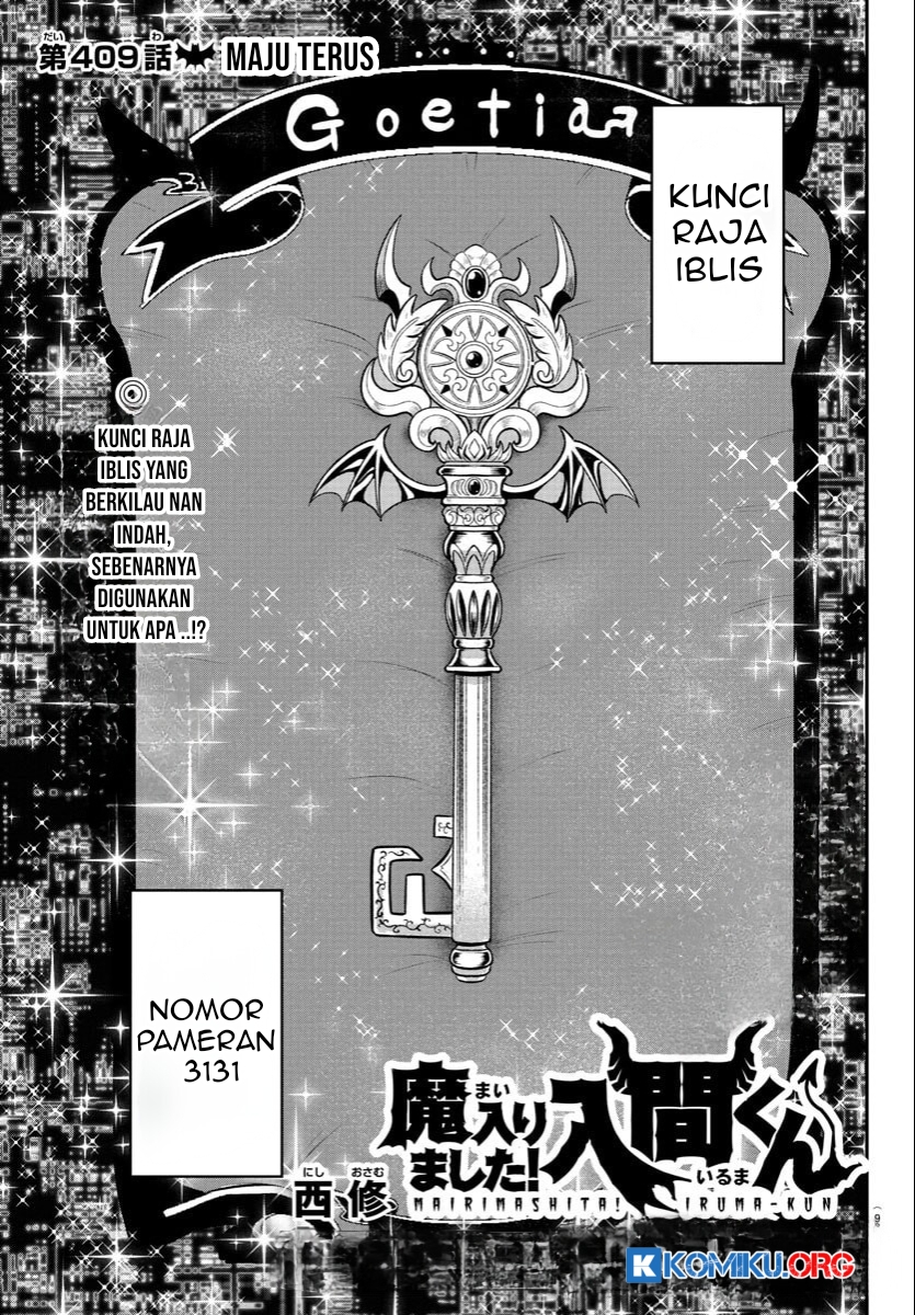 Manga Mairimashita! Iruma-kun Chapter 409 gambar nomor 2
