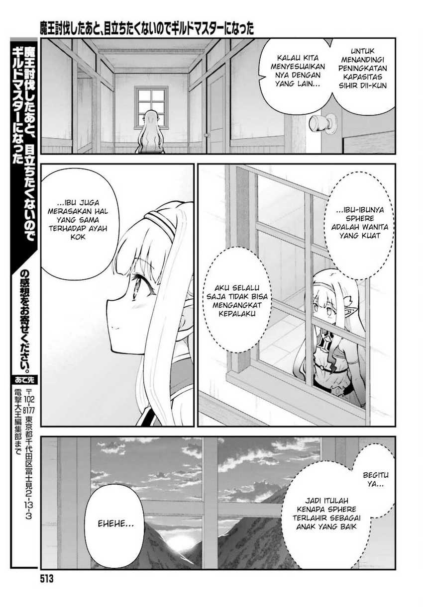 Maou Toubatsu Shita Ato, Medachitakunai node Guild Master ni Natta Chapter 65 Gambar 28