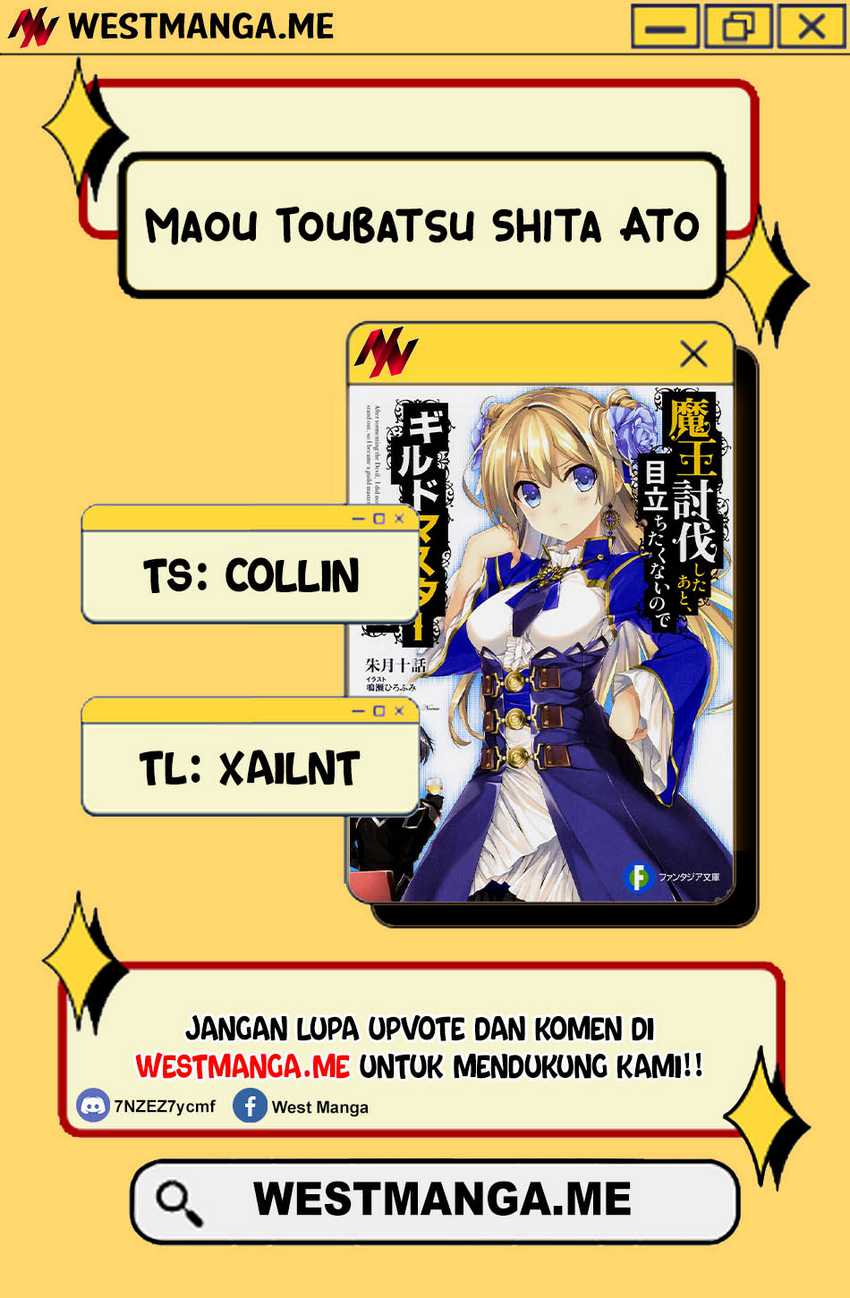 Maou Toubatsu Shita Ato, Medachitakunai node Guild Master ni Natta Chapter 65 Gambar 4