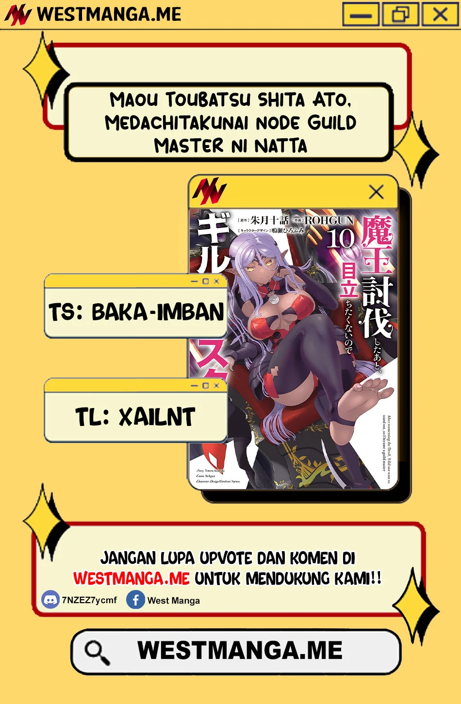 Maou Toubatsu Shita Ato, Medachitakunai node Guild Master ni Natta Chapter 68 Gambar 3