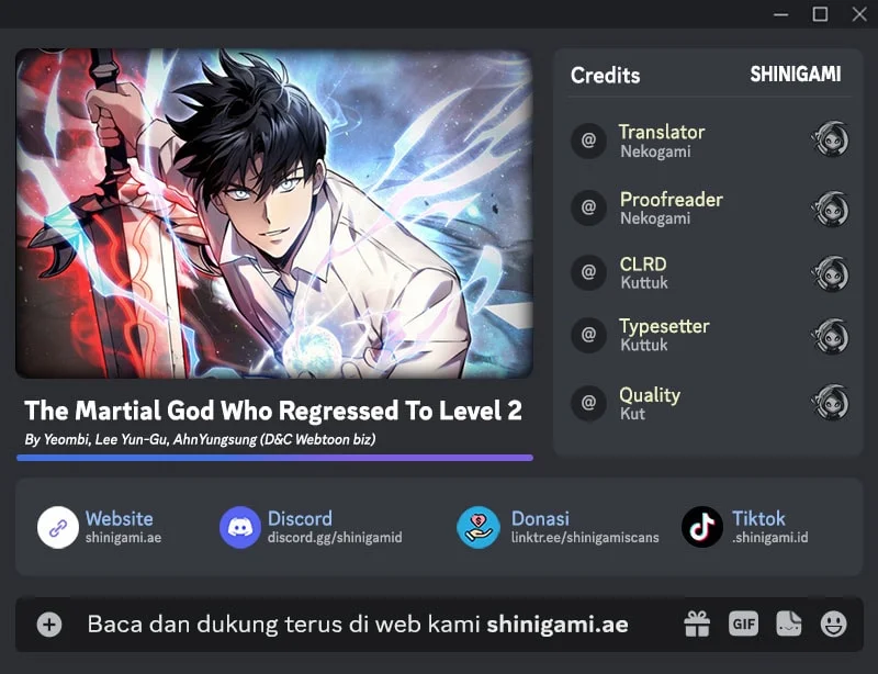 Komik Martial God Regressed to Level 2 Chapter 107 gambar nomor 1