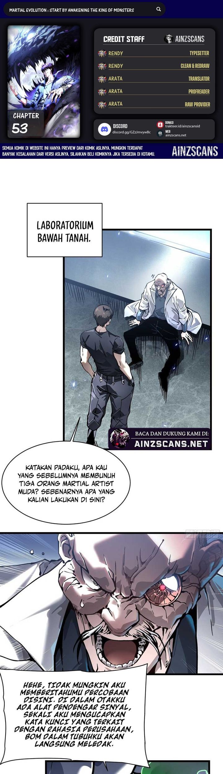 Komik Martial Evolution: Start by Awakening the King of Monsters Chapter 53 gambar nomor 1
