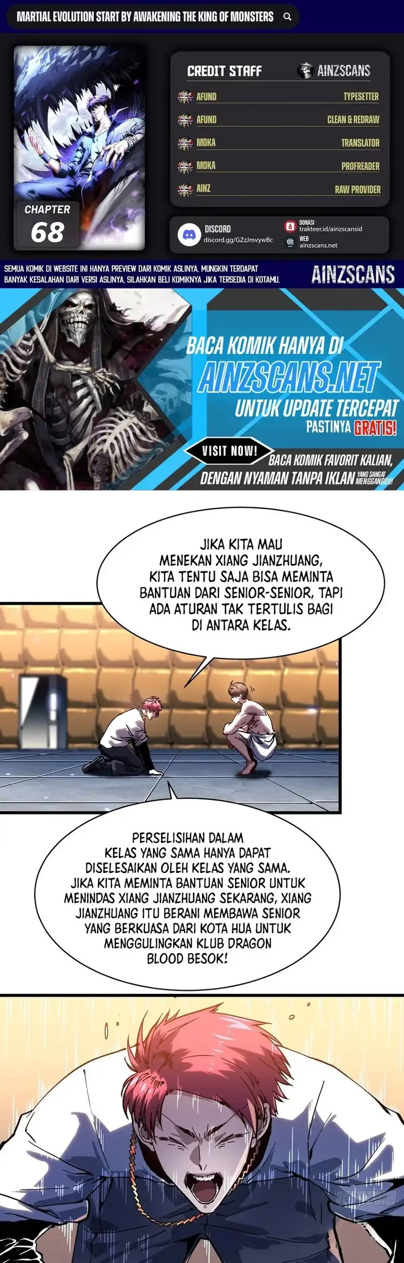 Komik Martial Evolution: Start by Awakening the King of Monsters Chapter 68 gambar nomor 1