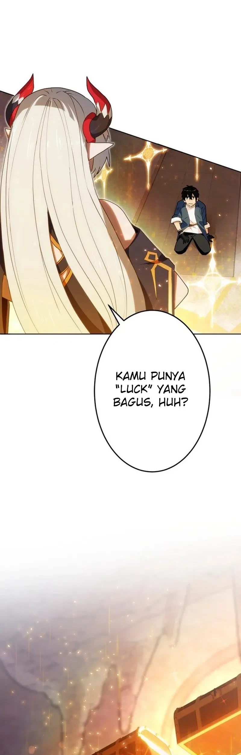 Maxed-Out Luck Overpower — The Unluckiest Adventurer Becomes the Strongest Through Reversed Stats! Chapter 1 Gambar 104