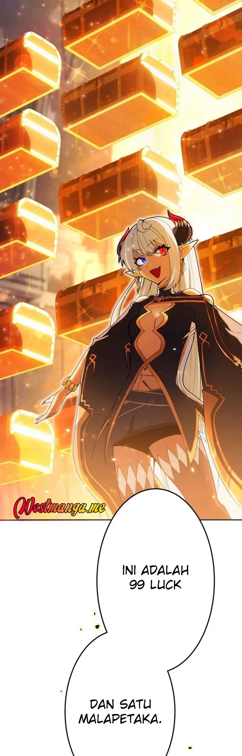 Maxed-Out Luck Overpower — The Unluckiest Adventurer Becomes the Strongest Through Reversed Stats! Chapter 1 Gambar 105