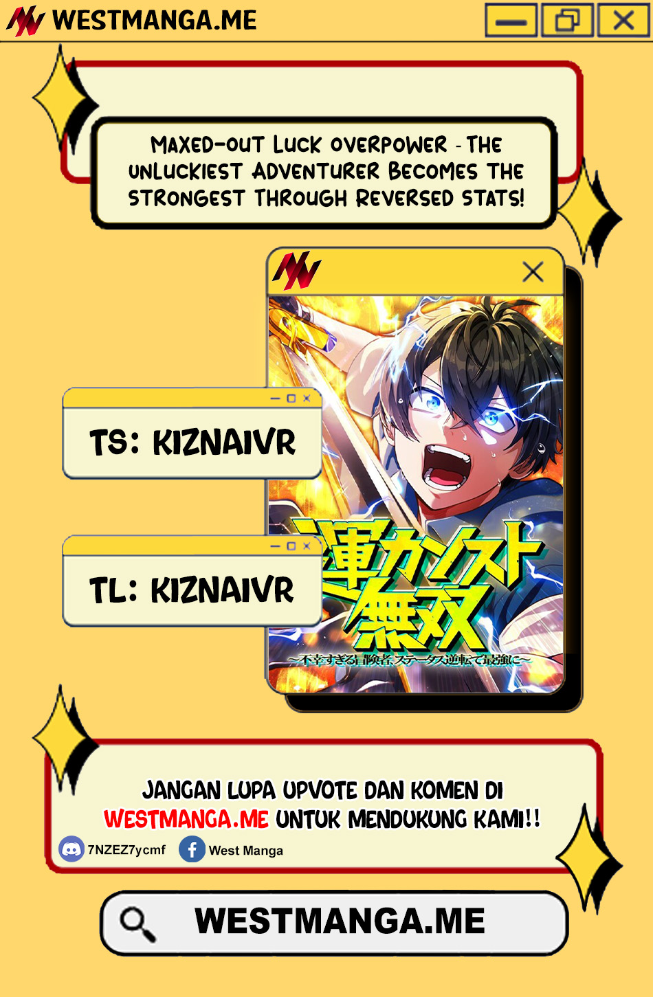 Komik Maxed-Out Luck Overpower — The Unluckiest Adventurer Becomes the Strongest Through Reversed Stats! Chapter 2 gambar nomor 1