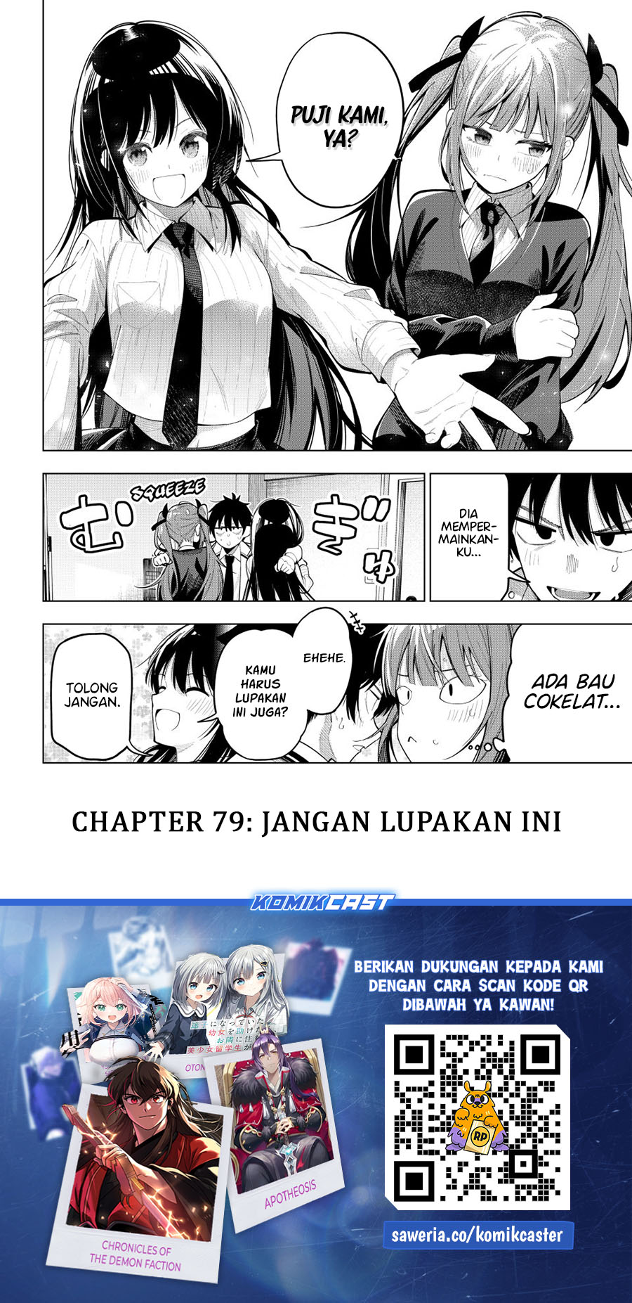Mayonaka Heart Tune Chapter 79 Gambar 20