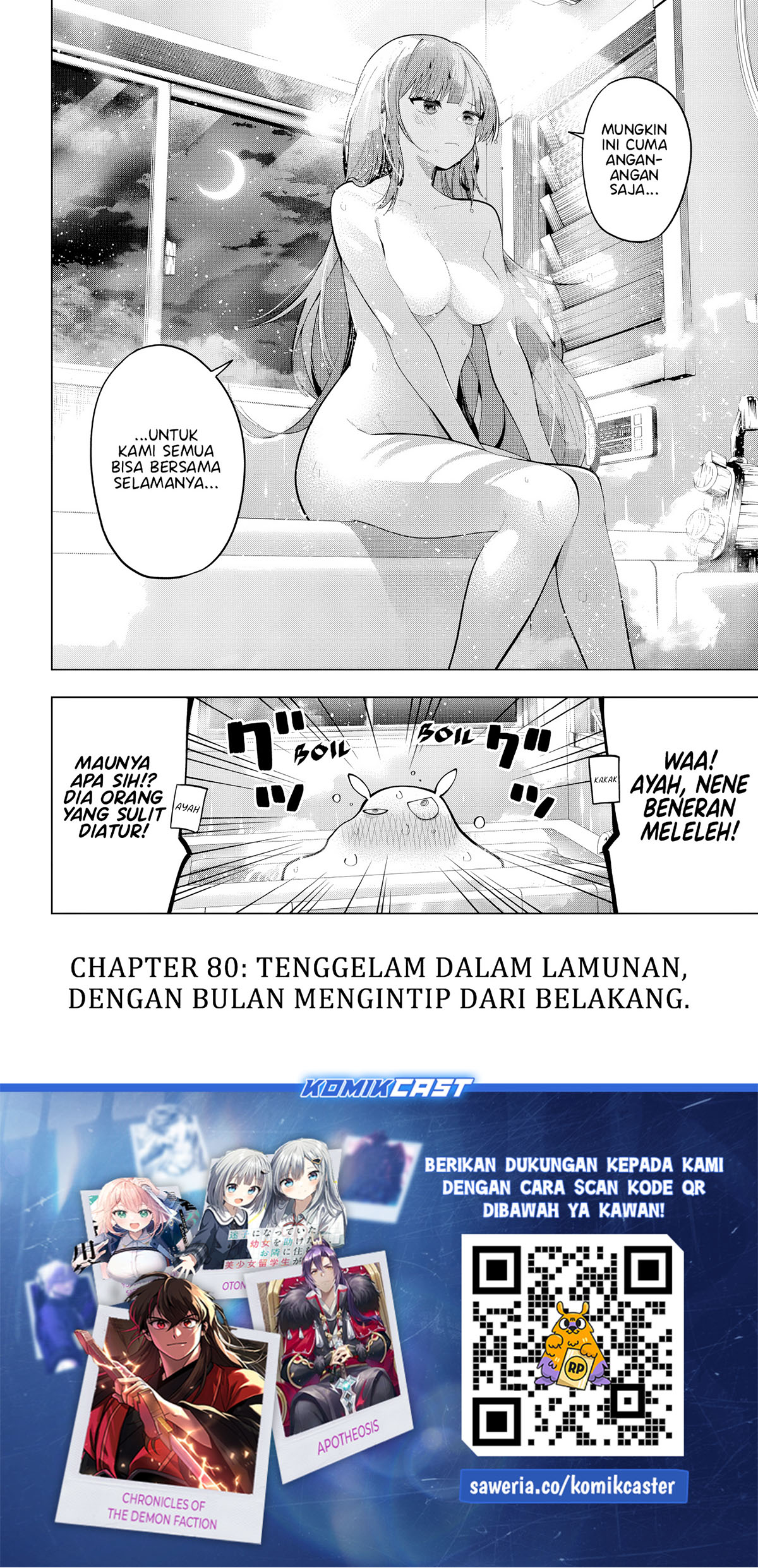 Mayonaka Heart Tune Chapter 80 Gambar 20