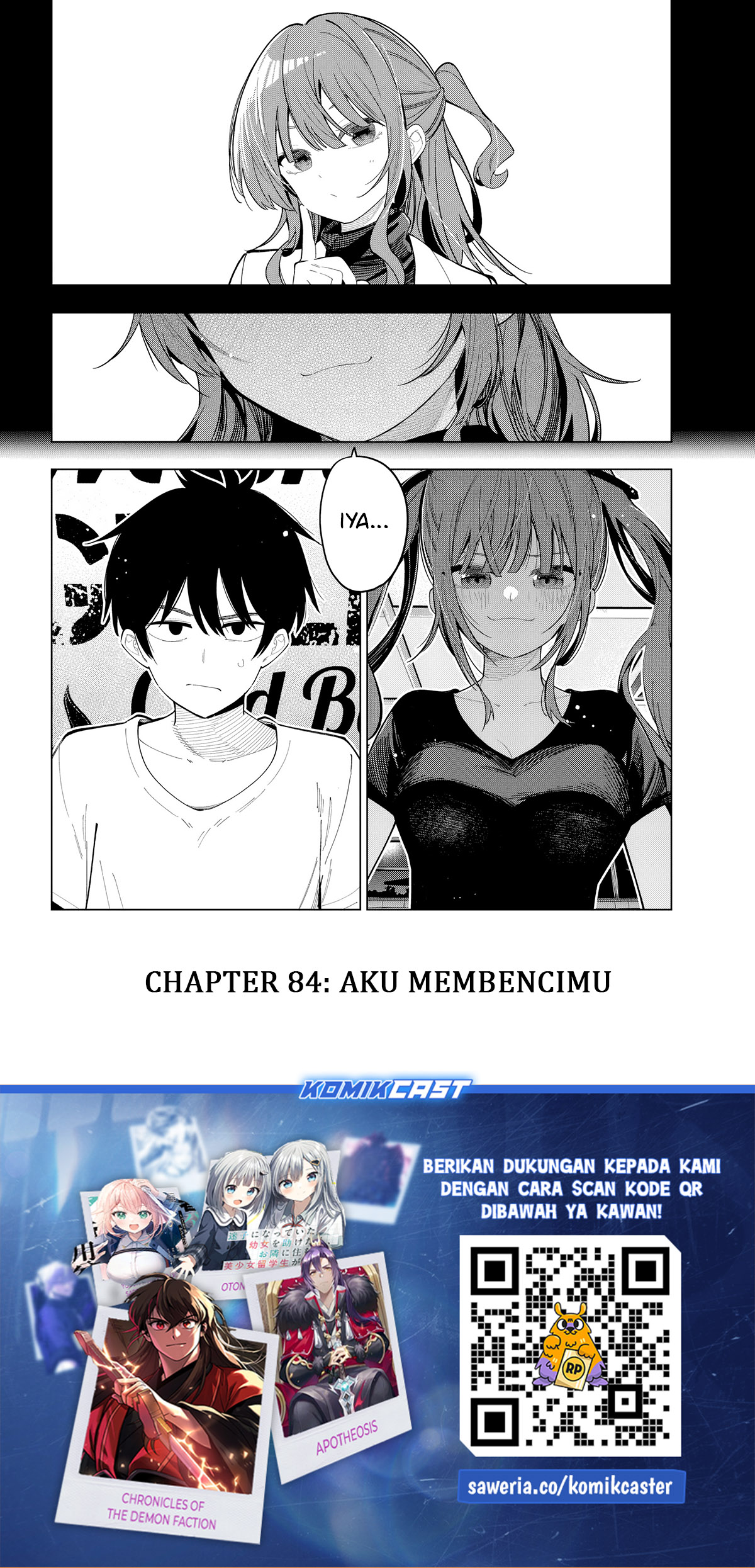 Mayonaka Heart Tune Chapter 84 Gambar 20