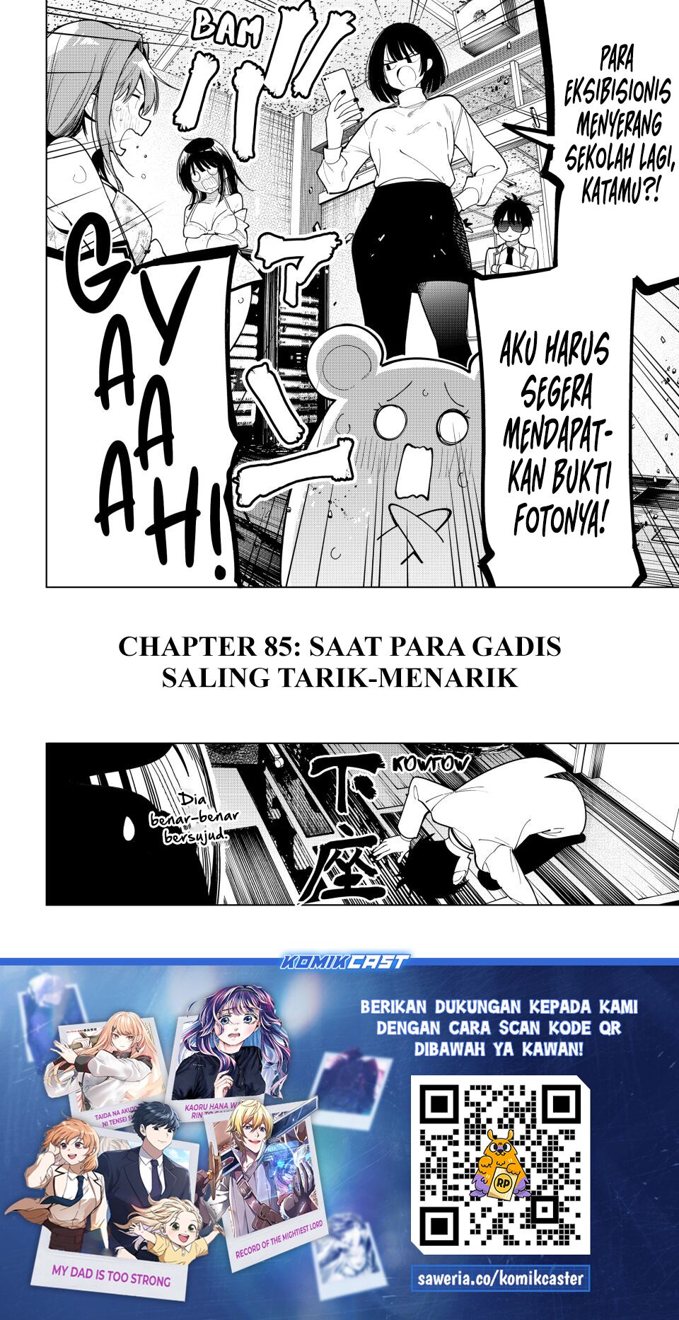 Mayonaka Heart Tune Chapter 85 Gambar 19