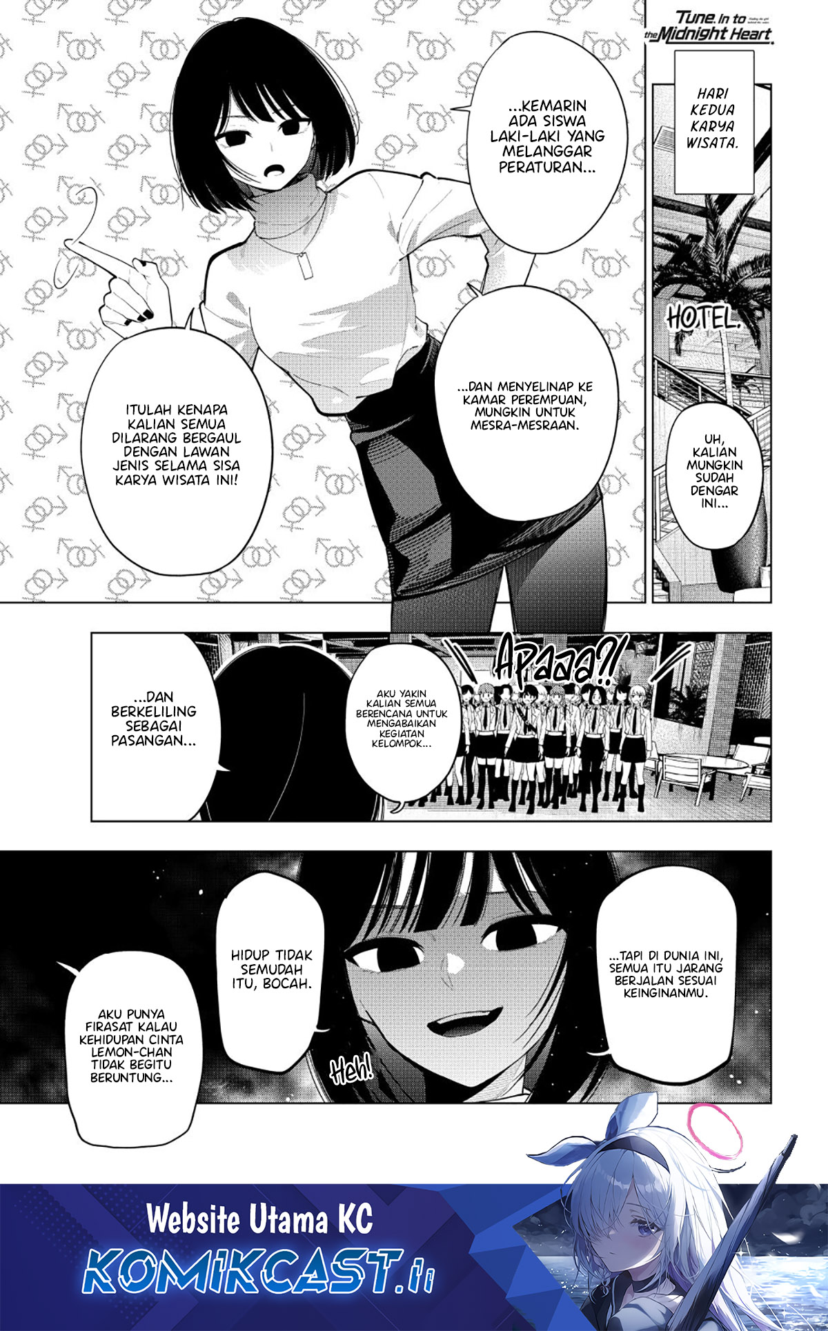 Komik Mayonaka Heart Tune Chapter 88 gambar nomor 1
