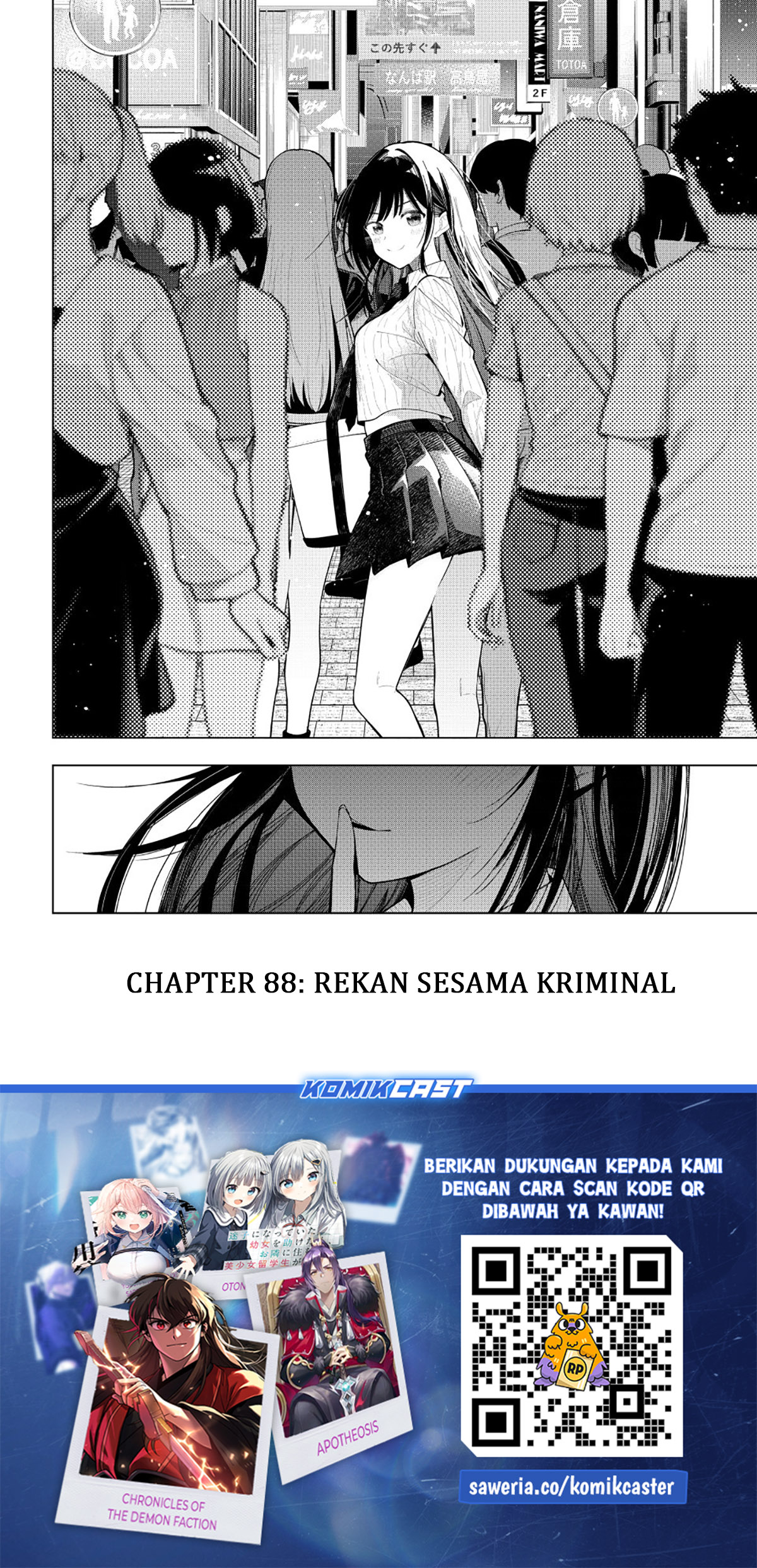 Mayonaka Heart Tune Chapter 88 Gambar 20