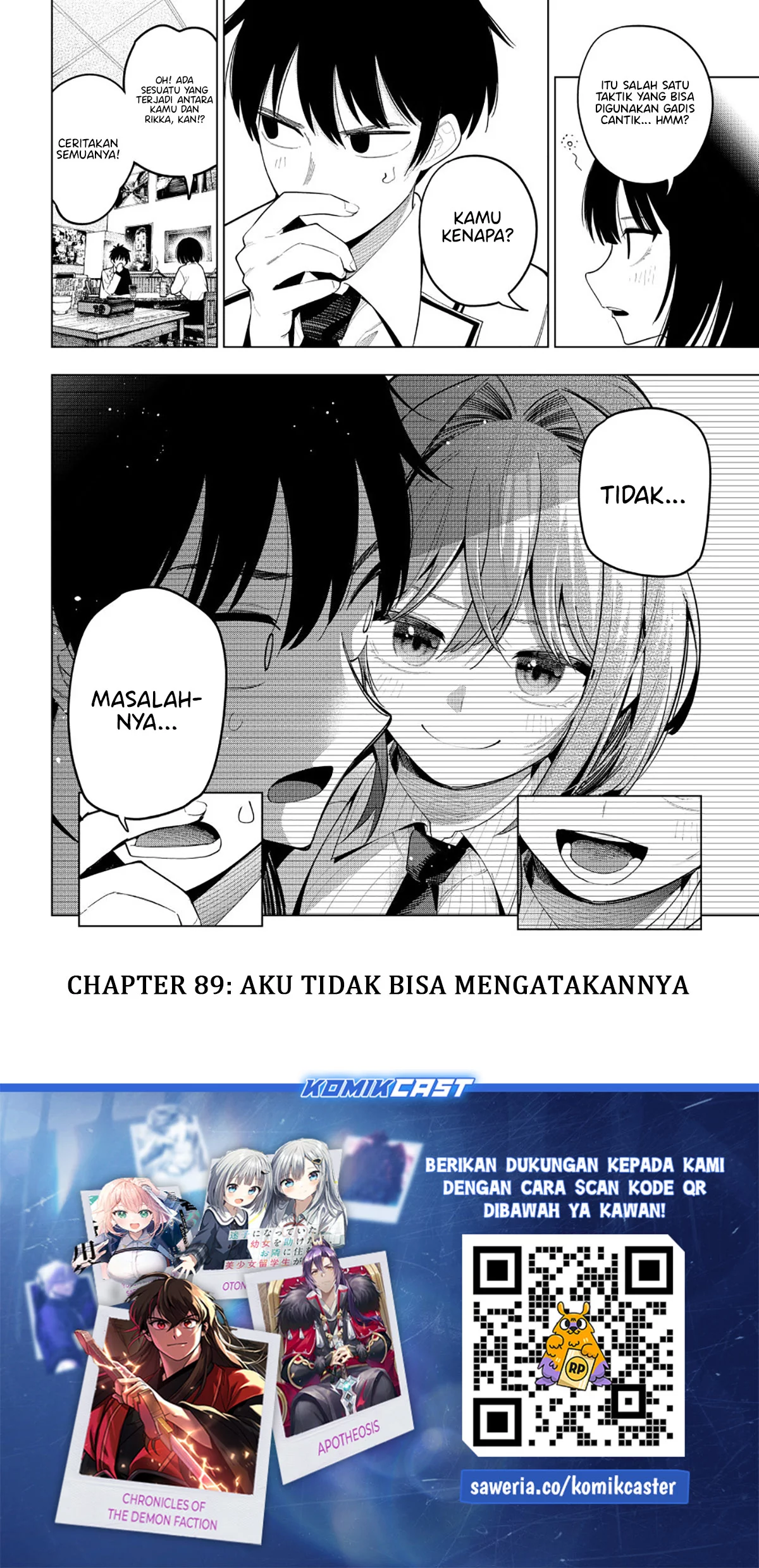 Mayonaka Heart Tune Chapter 89 Gambar 20