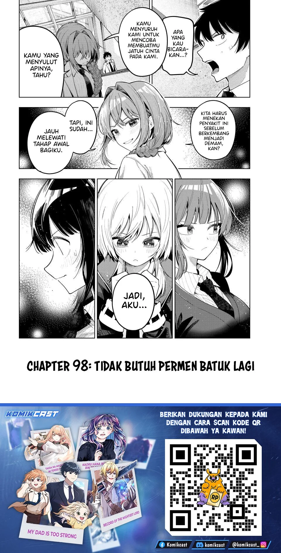 Mayonaka Heart Tune Chapter 98 Gambar 19