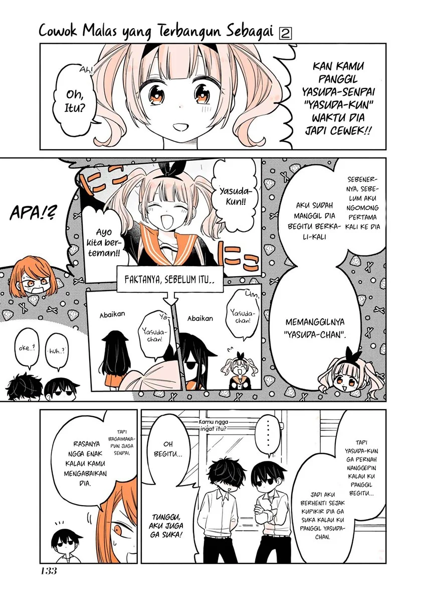 Mendoku Sagari Danshi Koukousei ga Asa Okitara Onnanoko ni Natteita Hanashi Chapter 15.2 Gambar 6