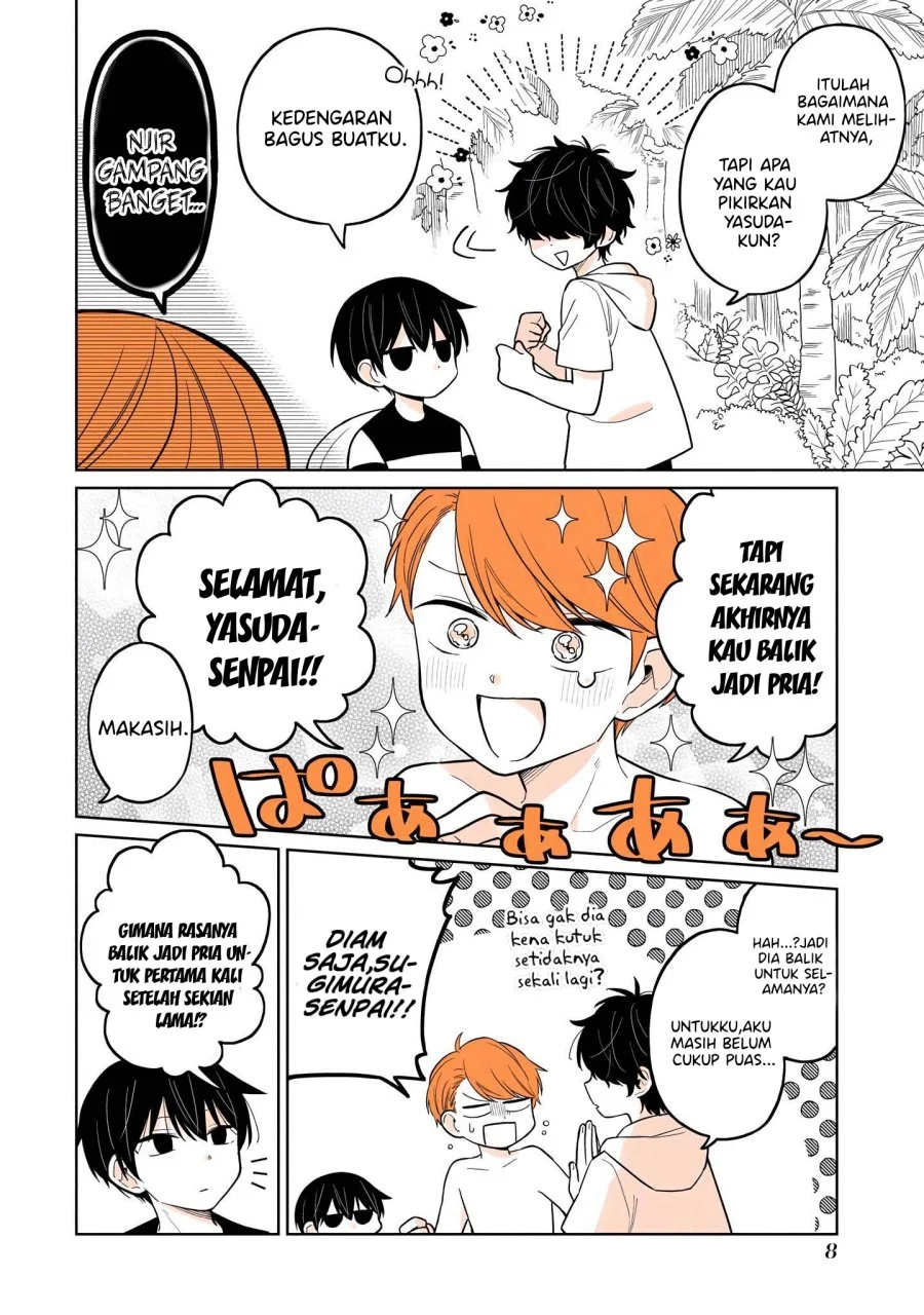 Mendoku Sagari Danshi Koukousei ga Asa Okitara Onnanoko ni Natteita Hanashi Chapter 16 Gambar 10