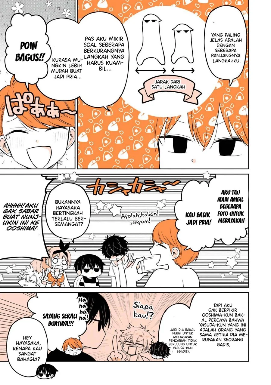 Mendoku Sagari Danshi Koukousei ga Asa Okitara Onnanoko ni Natteita Hanashi Chapter 16 Gambar 11