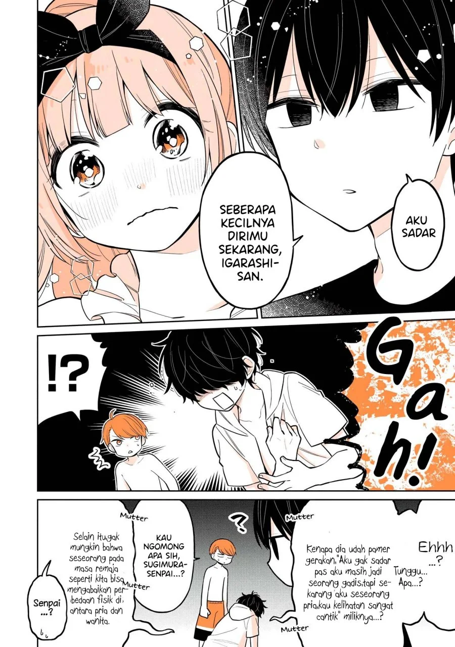 Mendoku Sagari Danshi Koukousei ga Asa Okitara Onnanoko ni Natteita Hanashi Chapter 16 Gambar 14