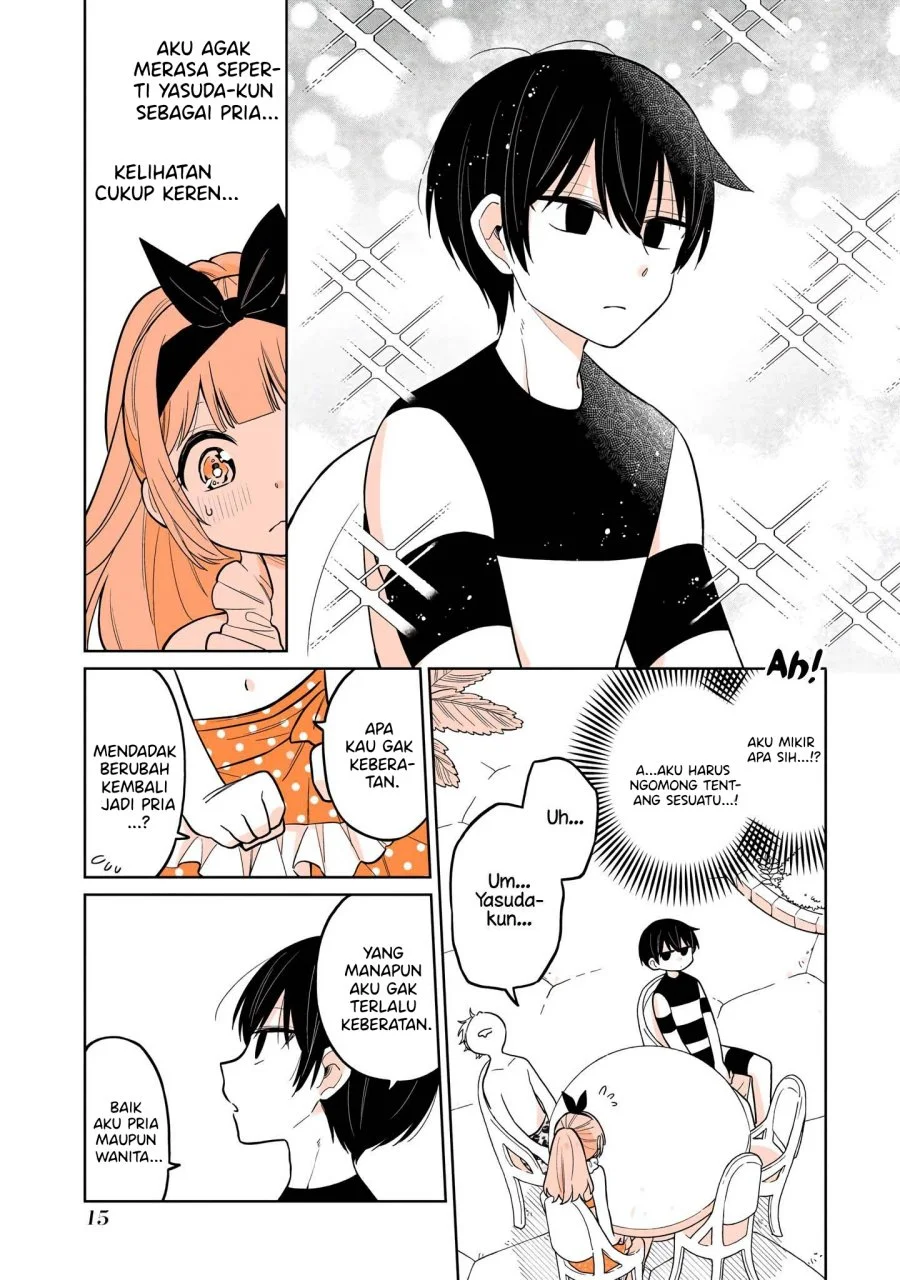 Mendoku Sagari Danshi Koukousei ga Asa Okitara Onnanoko ni Natteita Hanashi Chapter 16 Gambar 17