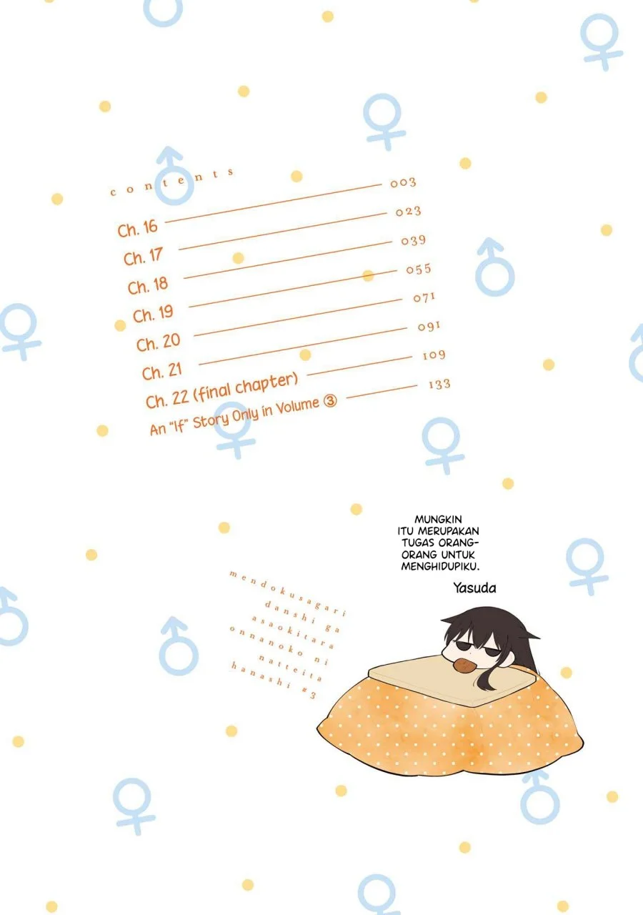 Mendoku Sagari Danshi Koukousei ga Asa Okitara Onnanoko ni Natteita Hanashi Chapter 16 Gambar 4