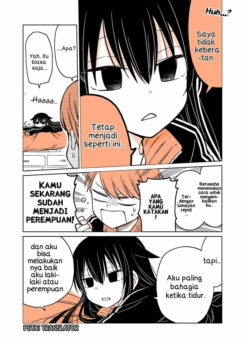 Mendoku Sagari Danshi Koukousei ga Asa Okitara Onnanoko ni Natteita Hanashi Chapter 1 Gambar 7