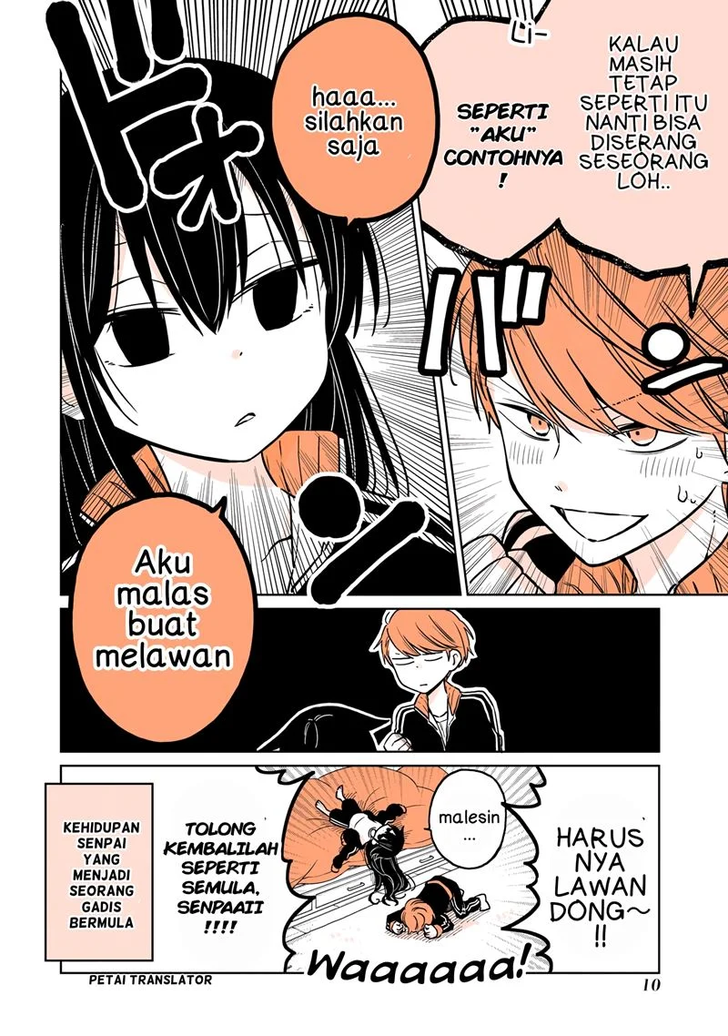 Mendoku Sagari Danshi Koukousei ga Asa Okitara Onnanoko ni Natteita Hanashi Chapter 1 Gambar 10
