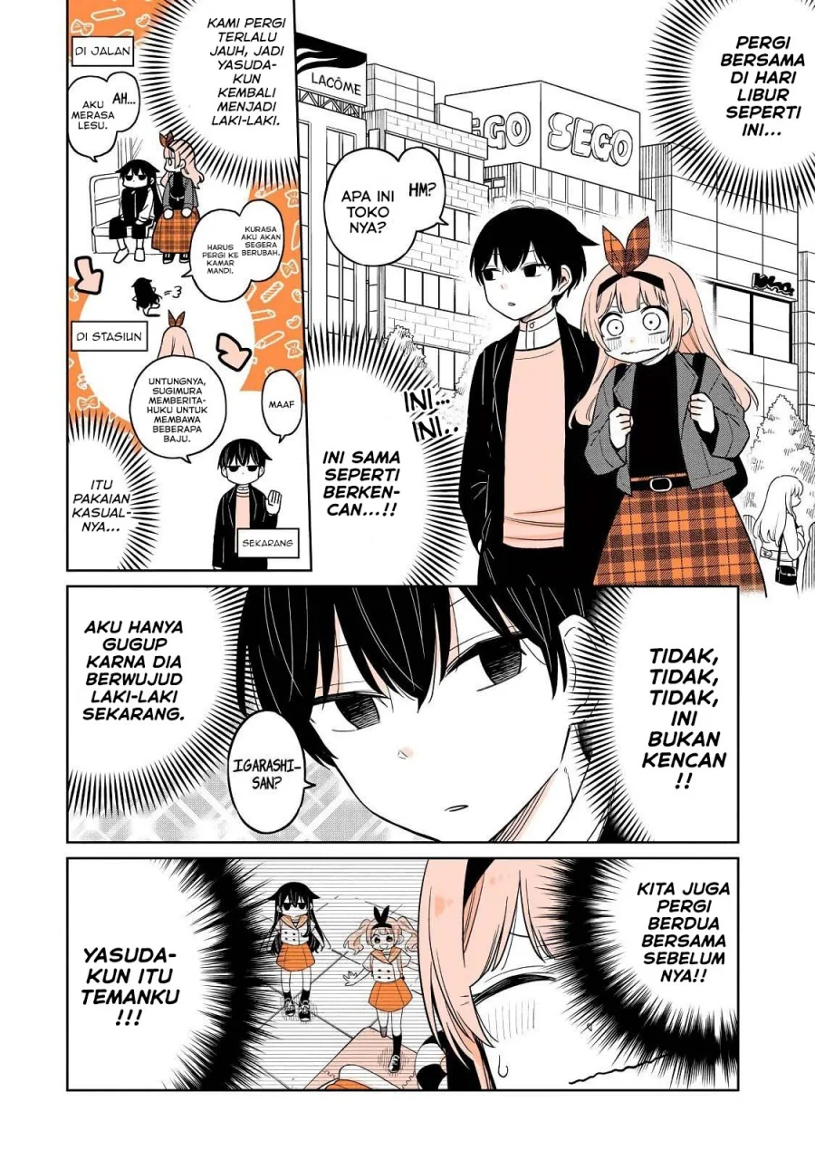 Mendoku Sagari Danshi Koukousei ga Asa Okitara Onnanoko ni Natteita Hanashi Chapter 20 Gambar 5