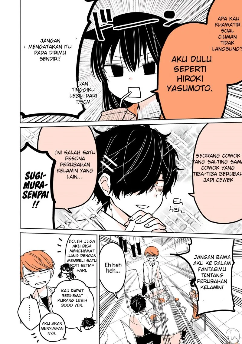 Mendoku Sagari Danshi Koukousei ga Asa Okitara Onnanoko ni Natteita Hanashi Chapter 4 Gambar 17