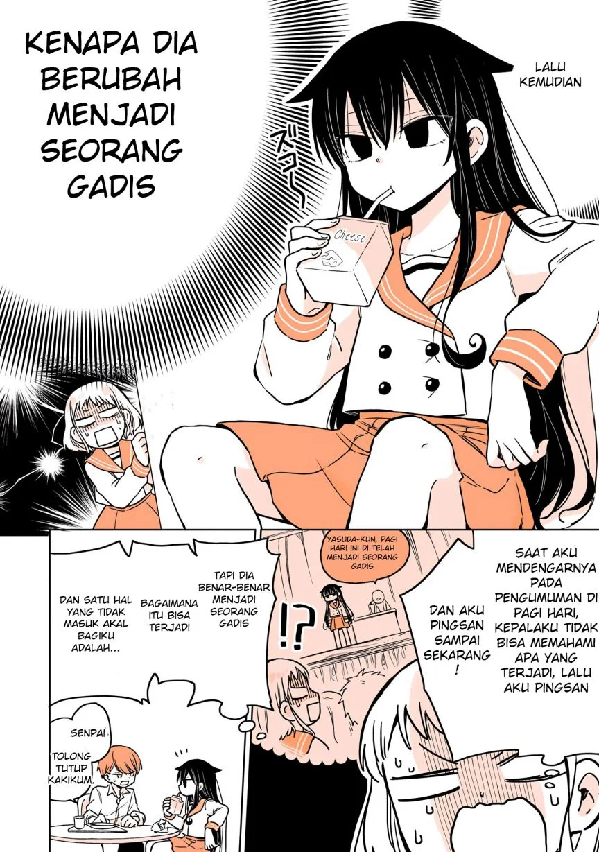 Mendoku Sagari Danshi Koukousei ga Asa Okitara Onnanoko ni Natteita Hanashi Chapter 5 Gambar 4