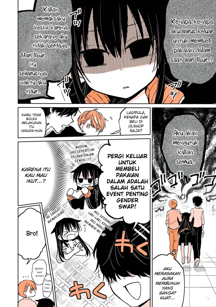 Mendoku Sagari Danshi Koukousei ga Asa Okitara Onnanoko ni Natteita Hanashi Chapter 6 Gambar 3