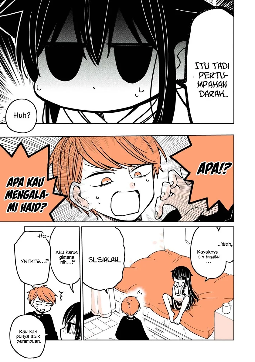 Mendoku Sagari Danshi Koukousei ga Asa Okitara Onnanoko ni Natteita Hanashi Chapter 8.1 Gambar 4