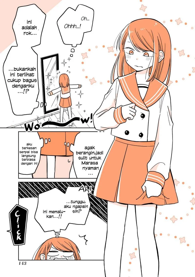 Mendoku Sagari Danshi Koukousei ga Asa Okitara Onnanoko ni Natteita Hanashi Chapter 8.2 Gambar 10