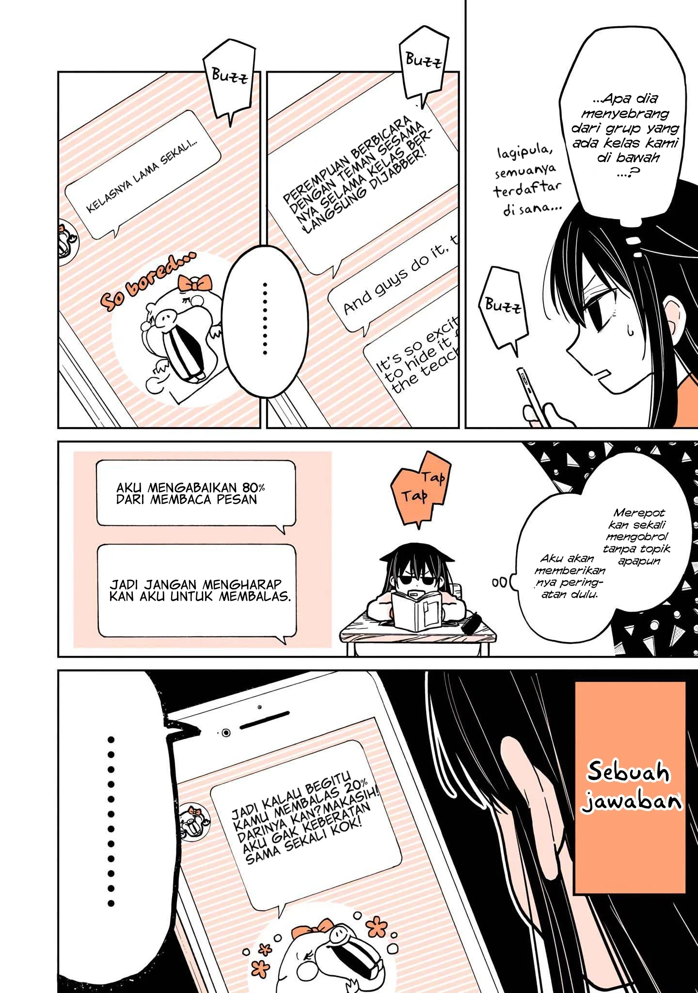 Mendoku Sagari Danshi Koukousei ga Asa Okitara Onnanoko ni Natteita Hanashi Chapter 8 Gambar 10