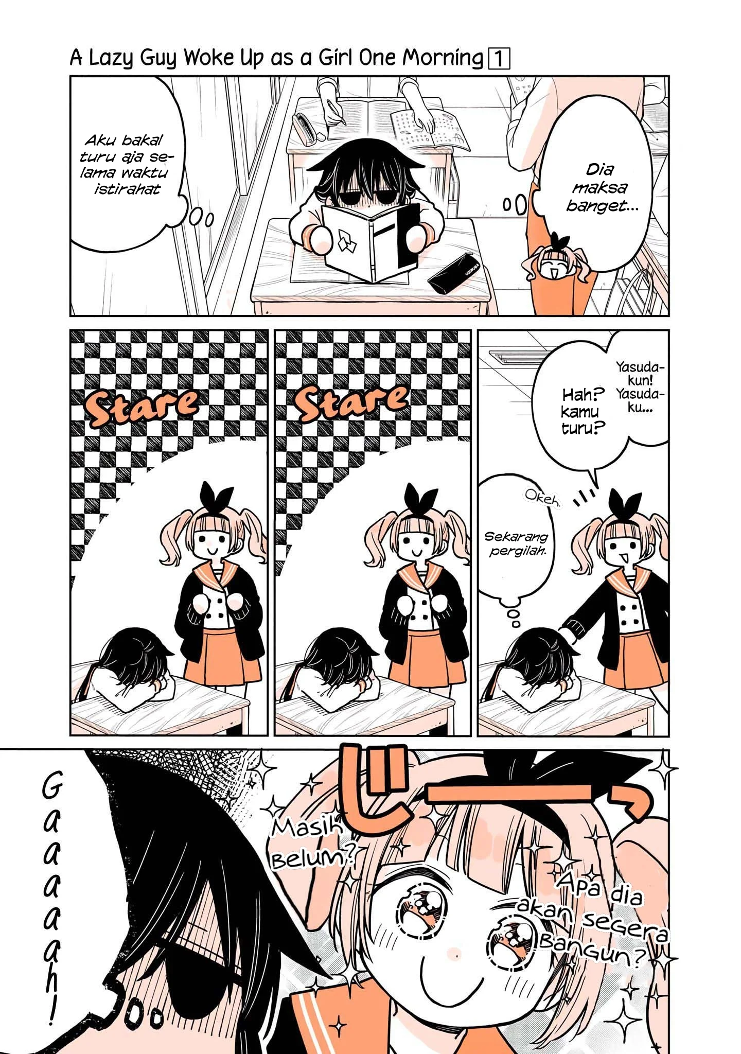 Mendoku Sagari Danshi Koukousei ga Asa Okitara Onnanoko ni Natteita Hanashi Chapter 8 Gambar 13