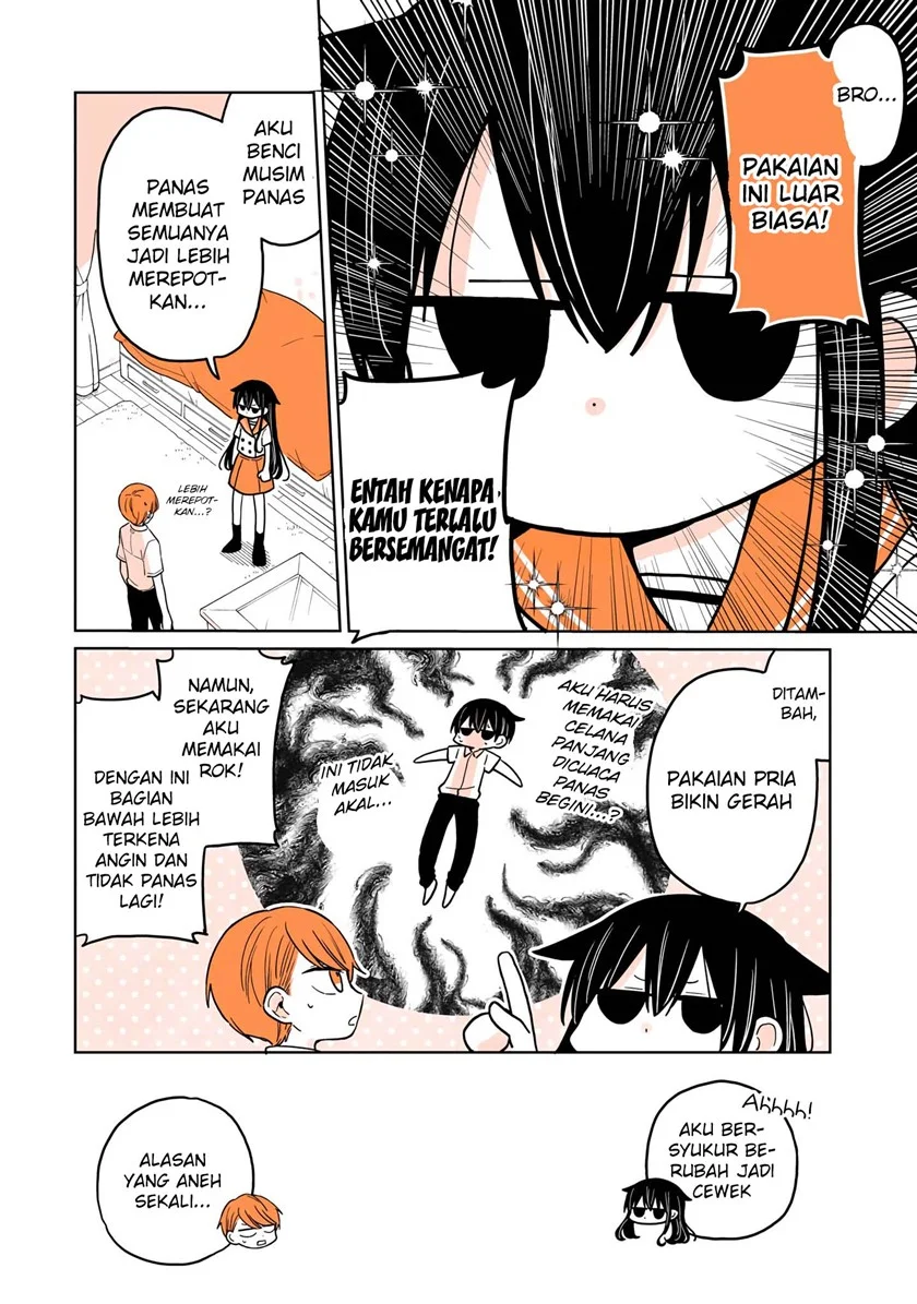 Mendoku Sagari Danshi Koukousei ga Asa Okitara Onnanoko ni Natteita Hanashi Chapter 9 Gambar 6