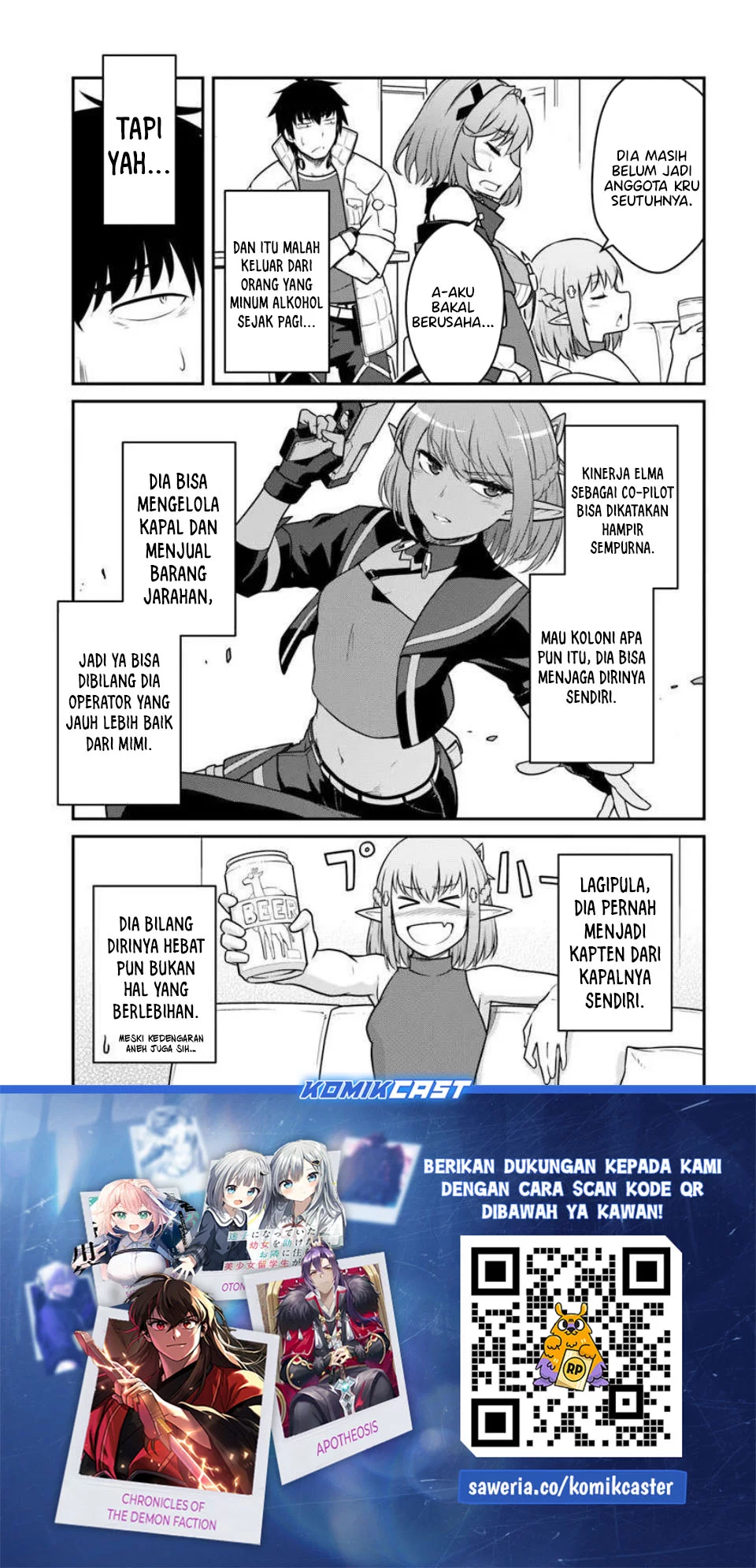 Mezametara Saikyou Soubi to Uchuusen-mochi datta no de Chapter 50.1 Gambar 15