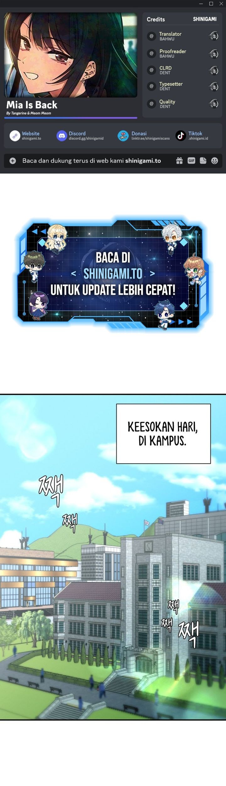 Komik Mia Has Returned Chapter 3 gambar nomor 1