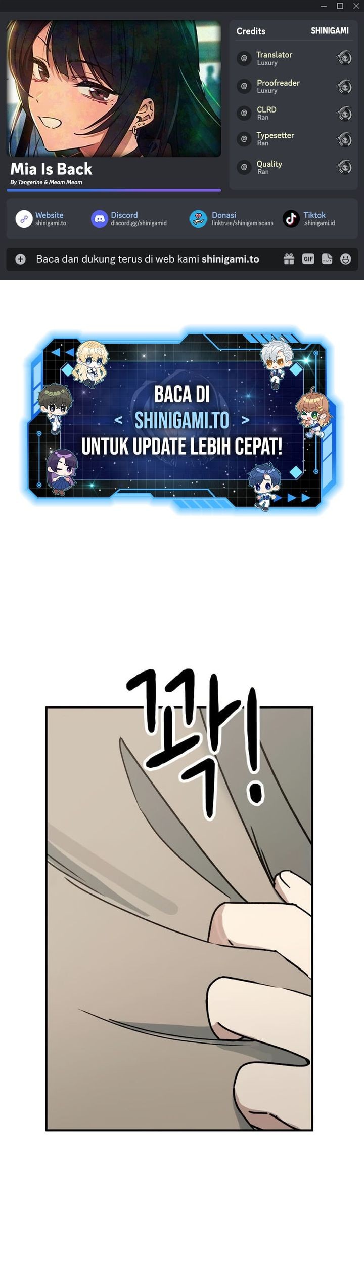 Komik Mia Has Returned Chapter 6 gambar nomor 1